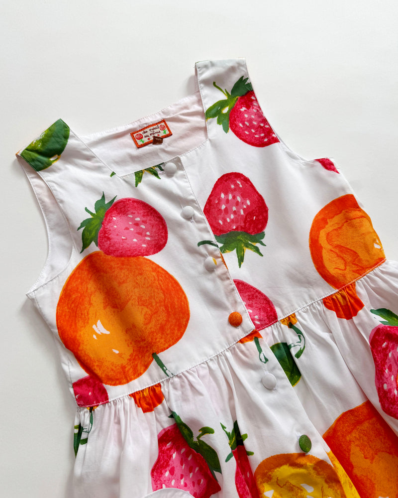 Strawberry & Orange Cotton Dress