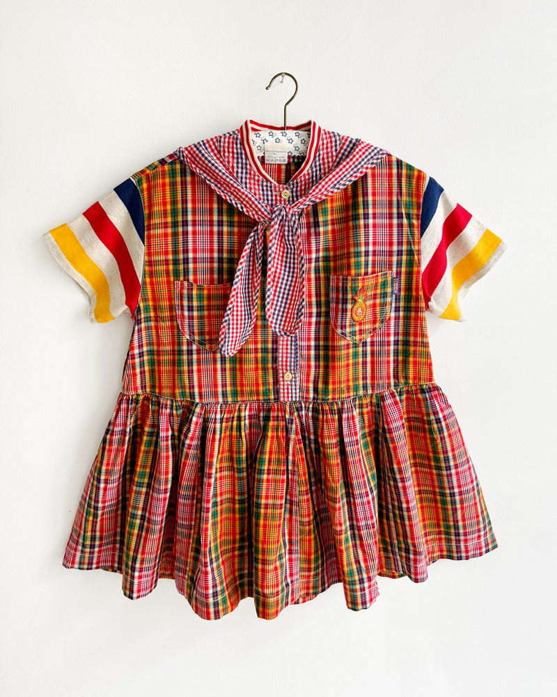 Vintage Oilily Patchwork Sailor Dress