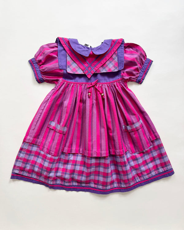 Patchwork Cotton Dress 7Y