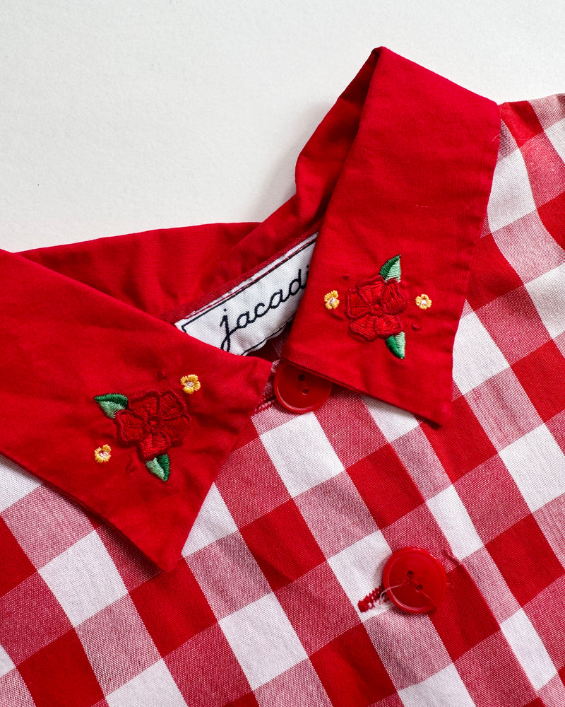Jacadi Embroidered Cotton Dress 10Y