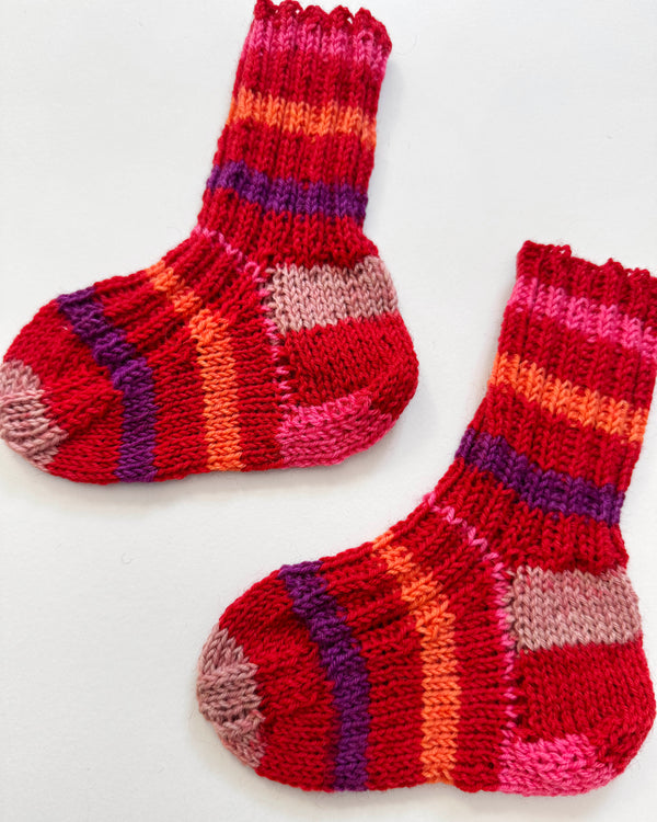 Handmade Wool Socks EU 21/22