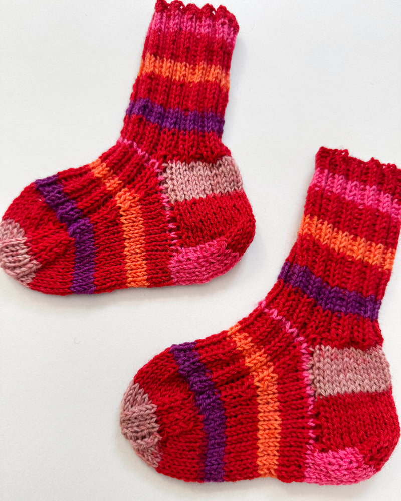 Handmade Wool Socks EU 21/22