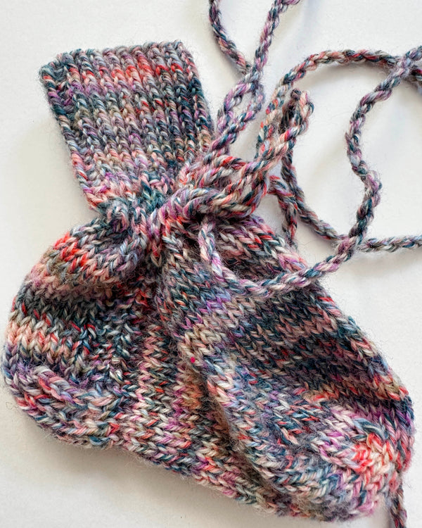 Handmade Wool Baby Socks 3/6M
