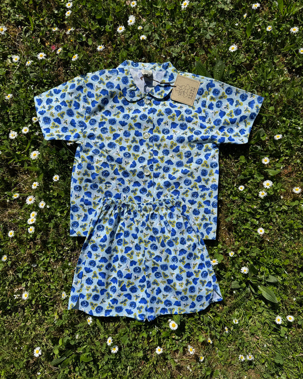 Deadstock Floral Cotton Two Piece Set 6Y