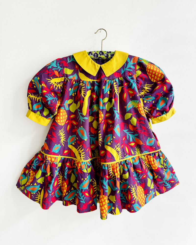 Vintage Cotton Pinapple Dress