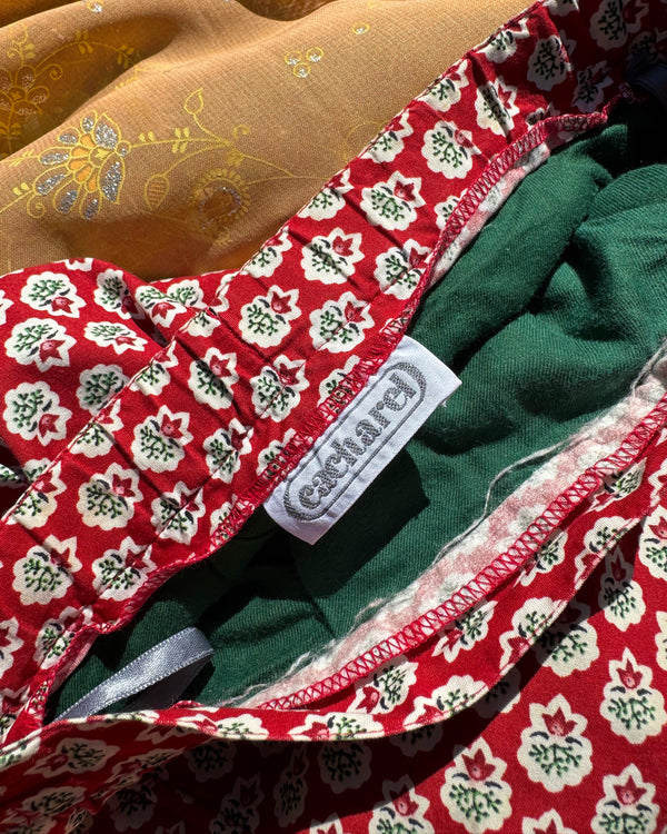 Cacharel Floral Cotton Skirt 4Y