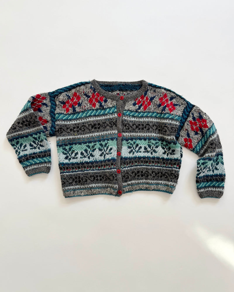 Handmade Wool Cardigan 4-5Y
