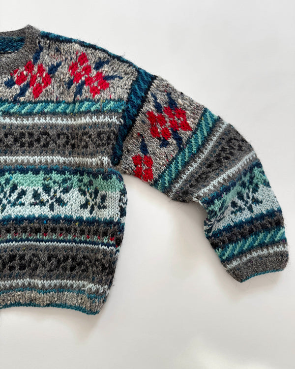 Handmade Wool Cardigan 4-5Y