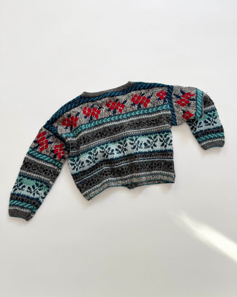 Handmade Wool Cardigan 4-5Y