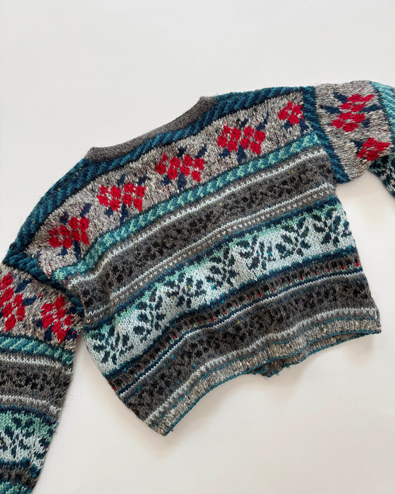 Handmade Wool Cardigan 4-5Y