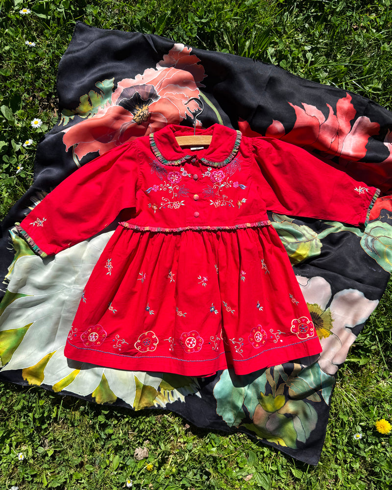 90s H&M Embroidered Cotton Dress 2Y mouseberlinvintage 90s H&M Embroidered Cotton Dress 2Y mouseberlinvintage