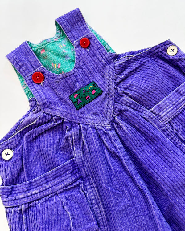 Vintage Corduroy Balloon Romper