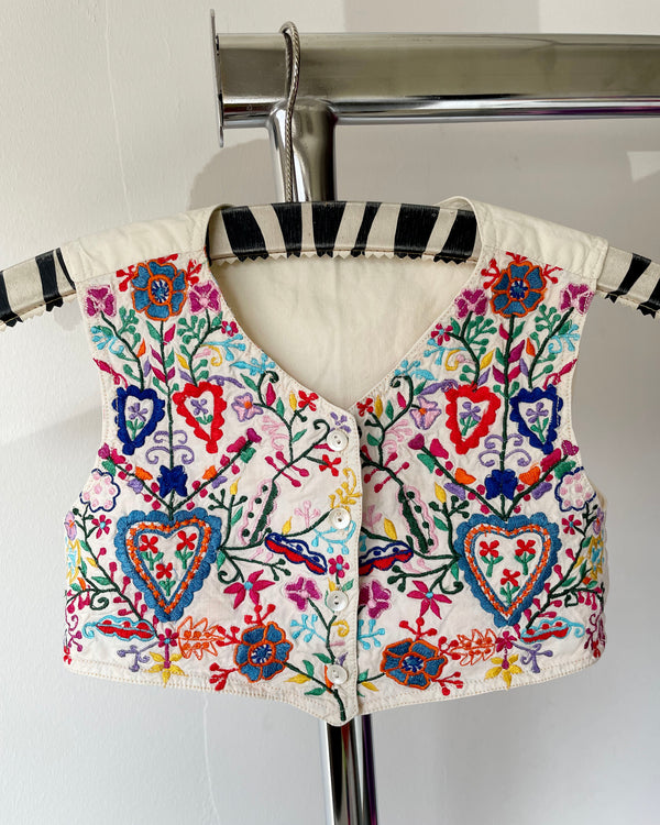 Deadstock Vintage Oilily Heavily Embroidered Vest