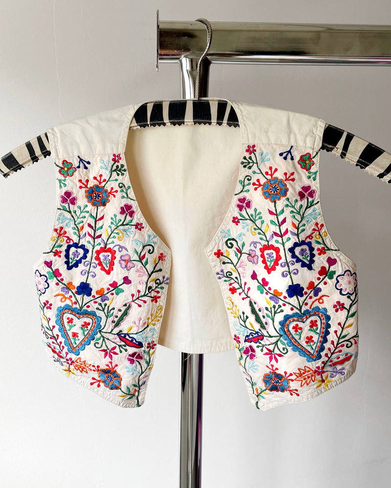 Deadstock Vintage Oilily Heavily Embroidered Vest