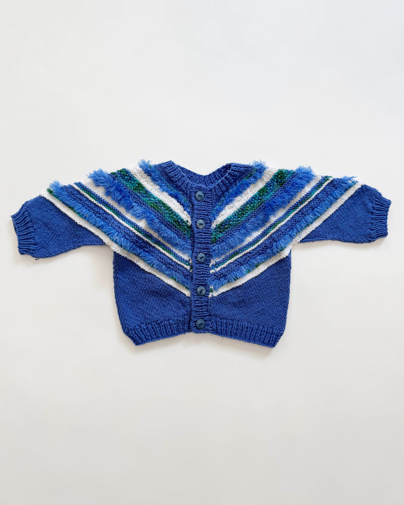 Handmade Wool Blend Cardigan 6M