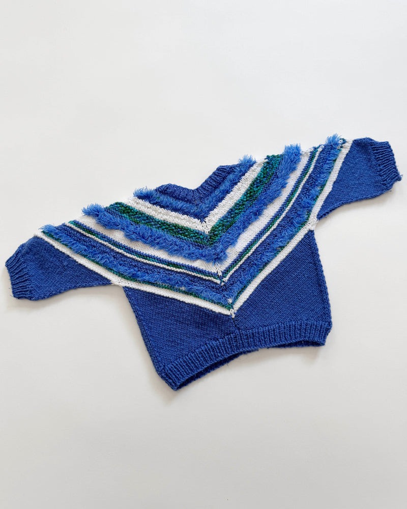 Handmade Wool Blend Cardigan 6M