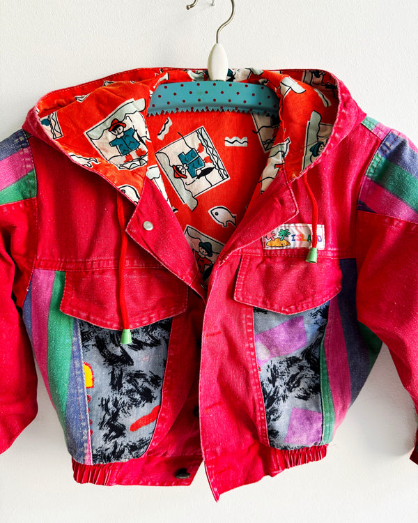 Vintage Patchwork Denim Jacket