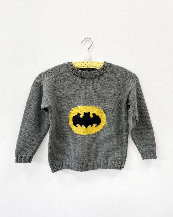 Handmade Batman Cotton Sweater