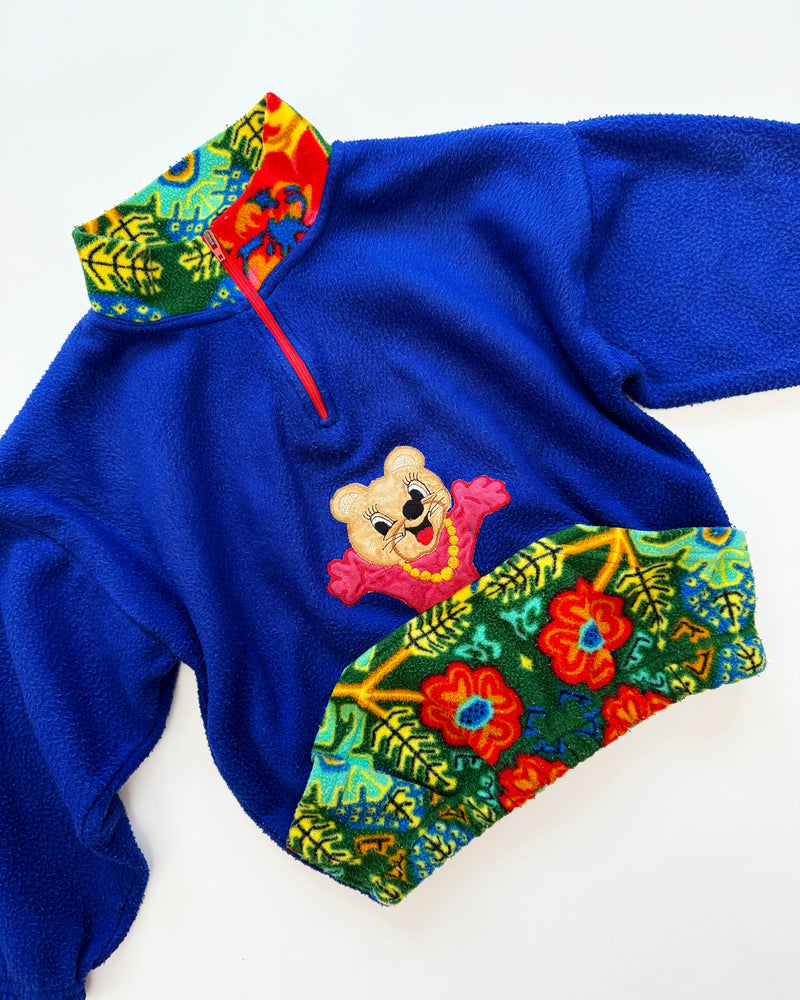 Vintage Teddy Bear Fleece Sweater