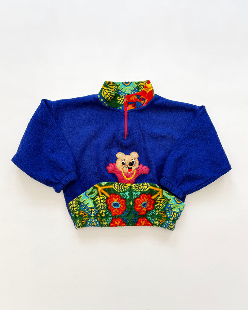 Vintage Teddy Bear Fleece Sweater