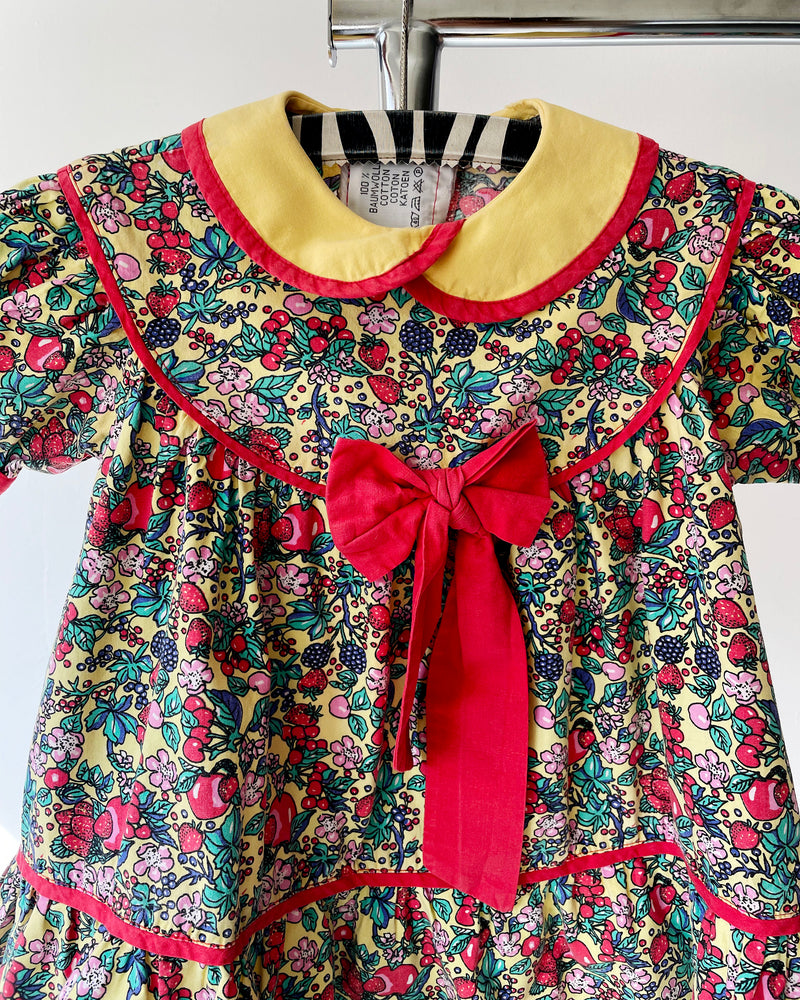 Vintage Cotton Fruit Dress