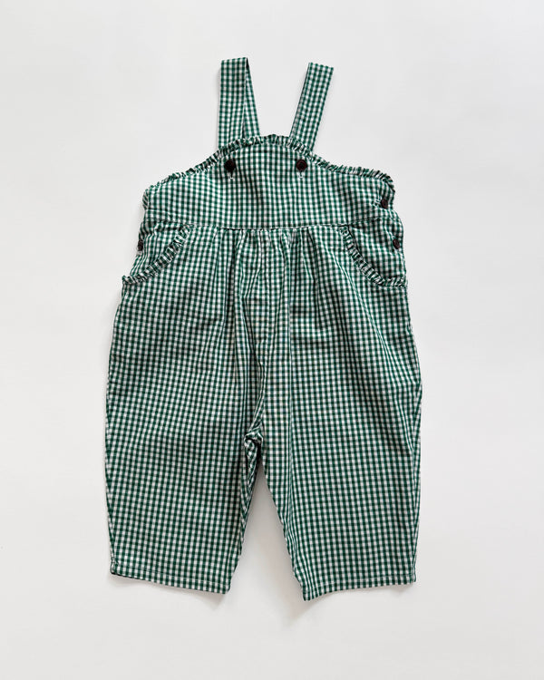 Jacadi Gingham Cotton Romper 12M