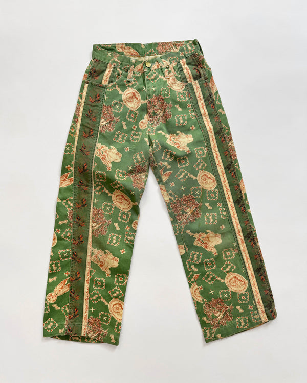Patchwork Jeans Green 10Y