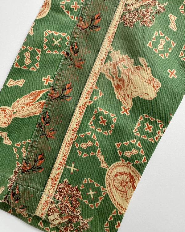 Patchwork Jeans Green 10Y