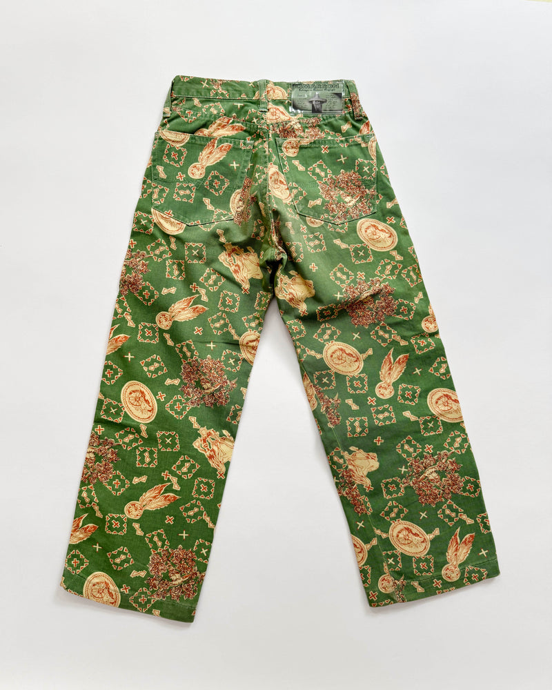 Patchwork Jeans Green 10Y