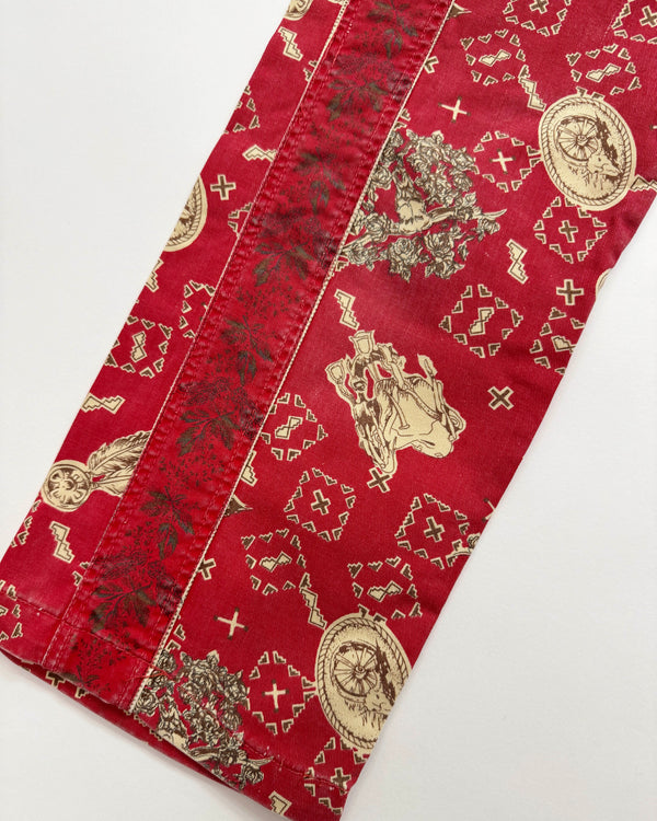 Patchwork Jeans Red 10Y