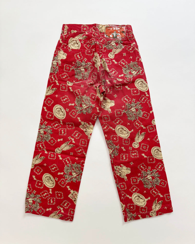 Patchwork Jeans Red 10Y