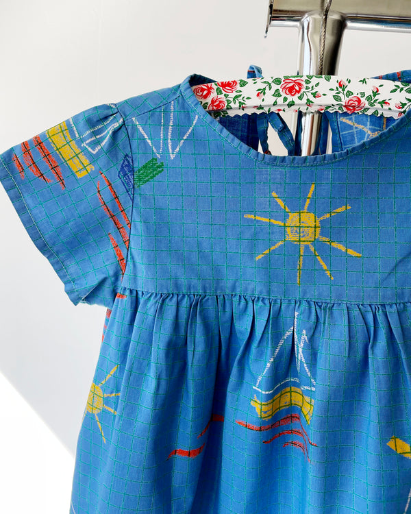 Handmade Vintage Cottom Sun Dress