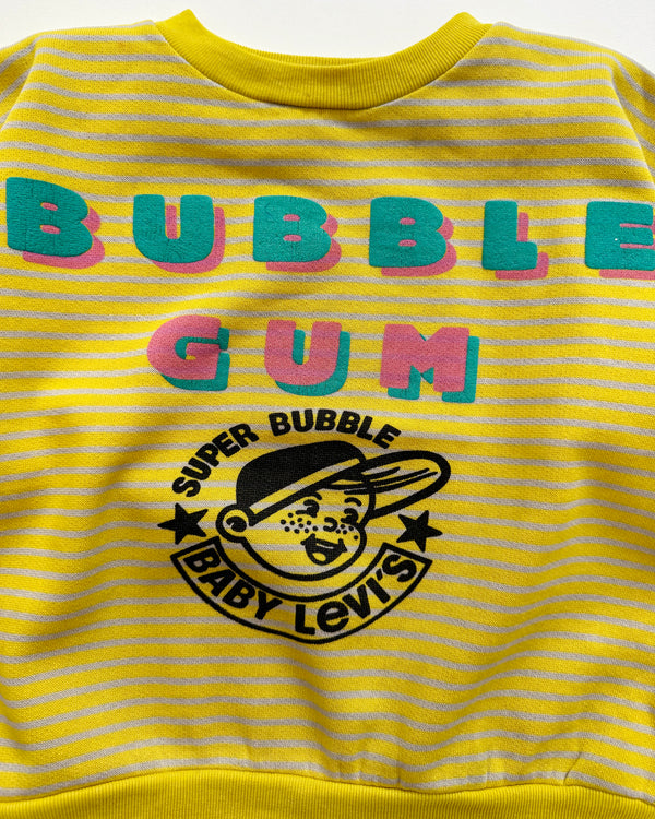 Levi's Striped Cotton Bubble Gum Sweater 4-6Y