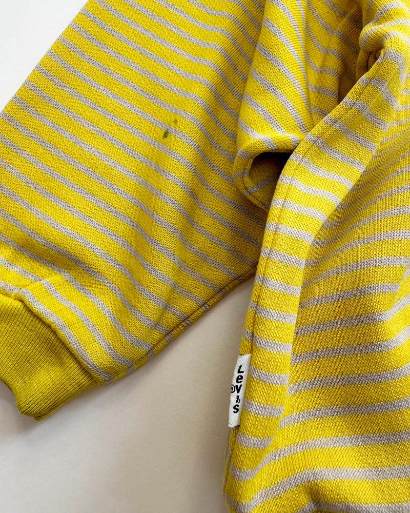 Levi's Striped Cotton Bubble Gum Sweater 4-6Y