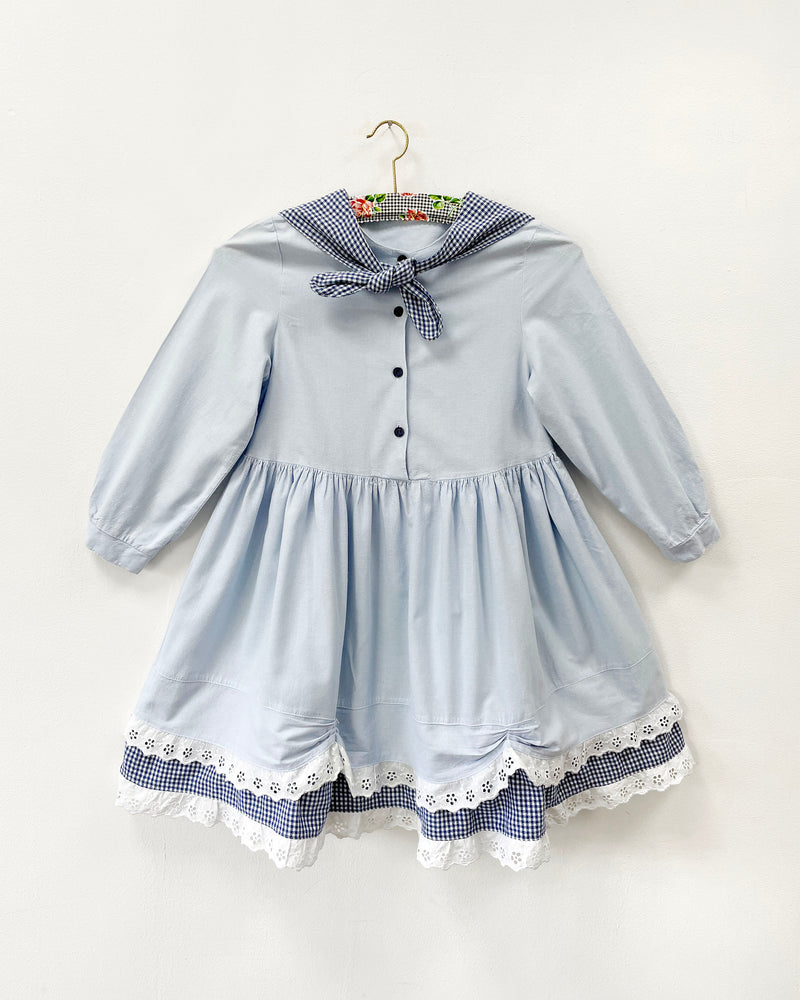 Vintage Sailor Cotton Dress