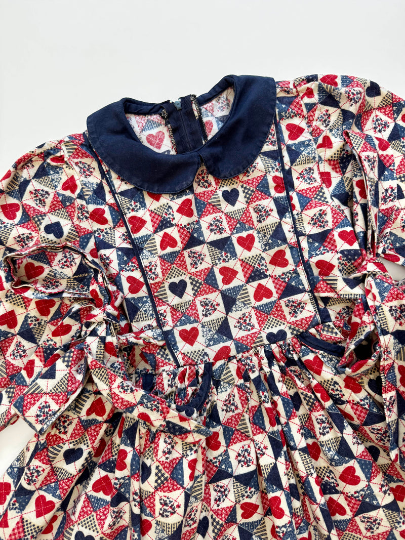 Queen Of Hearts Cotton Dress 3Y