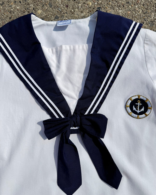 Sailor Blouse Cotton Denim 9-10Y