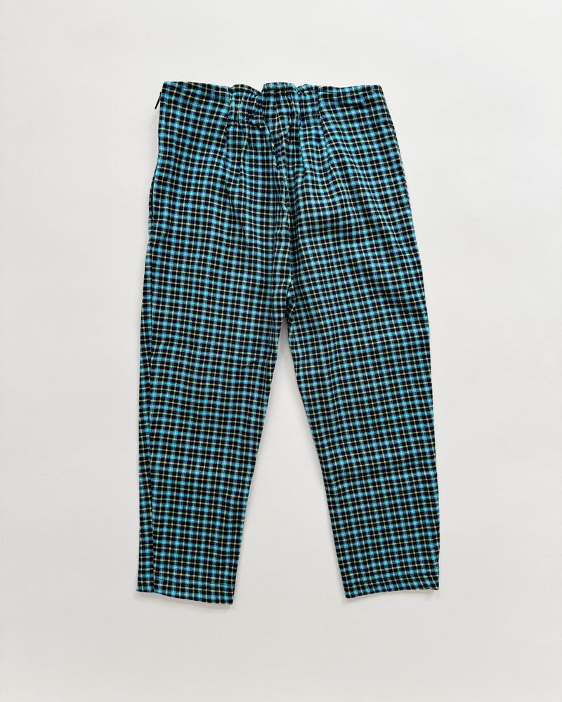 Plaid Trousers With Elastic Waist 4Y