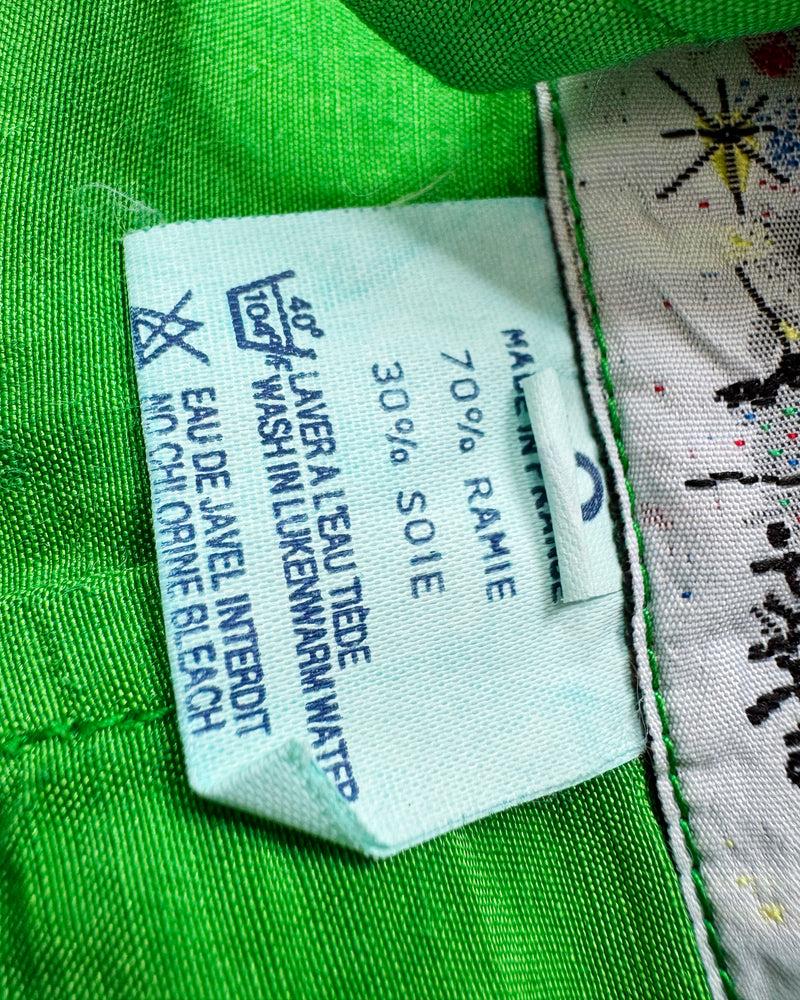 Green Silk Blend Overalls 2Y