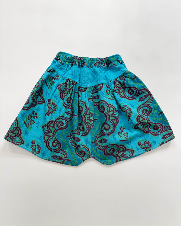 Jacquard Cotton Skirt With Elastic Waist 6Y
