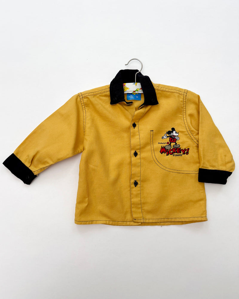 Vintage Mickey Mouse Denim Shirt