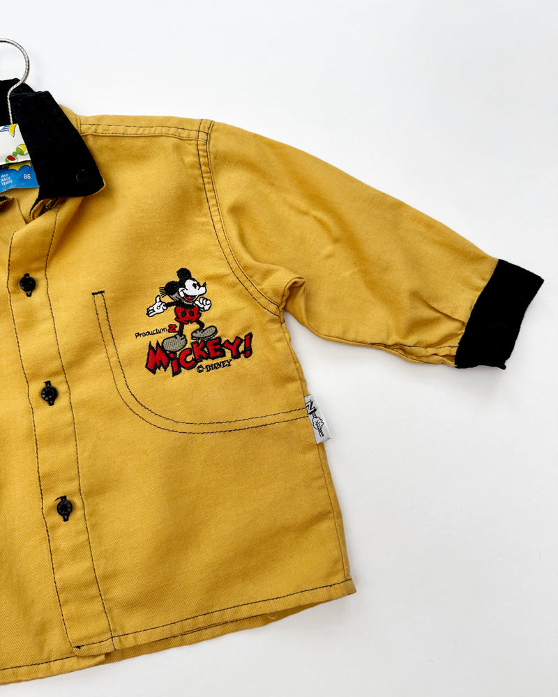 Vintage Mickey Mouse Denim Shirt