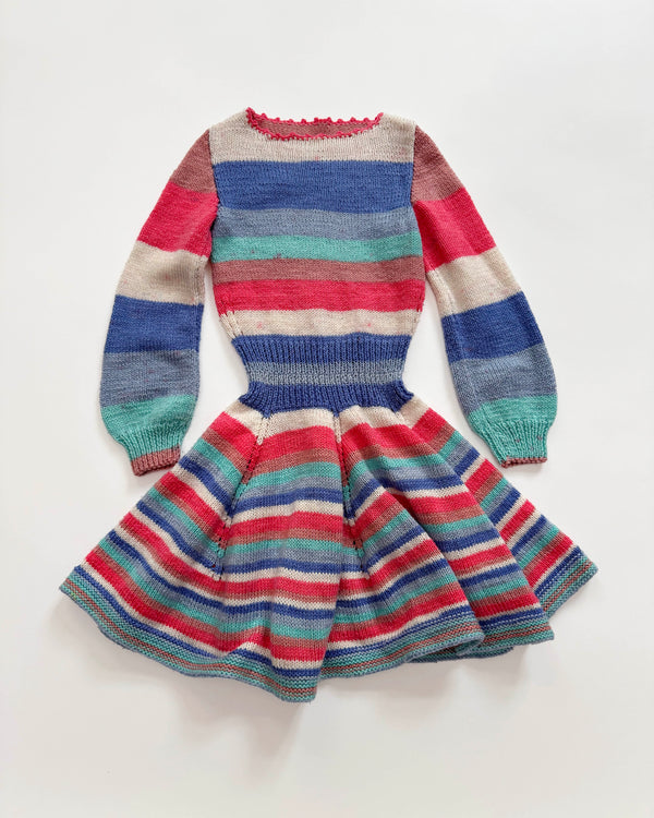 Handmade Striped Dress 5Y