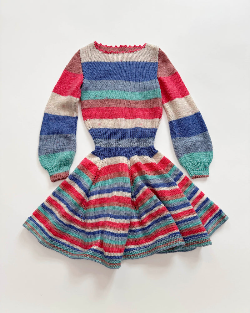 Handmade Striped Dress 5Y