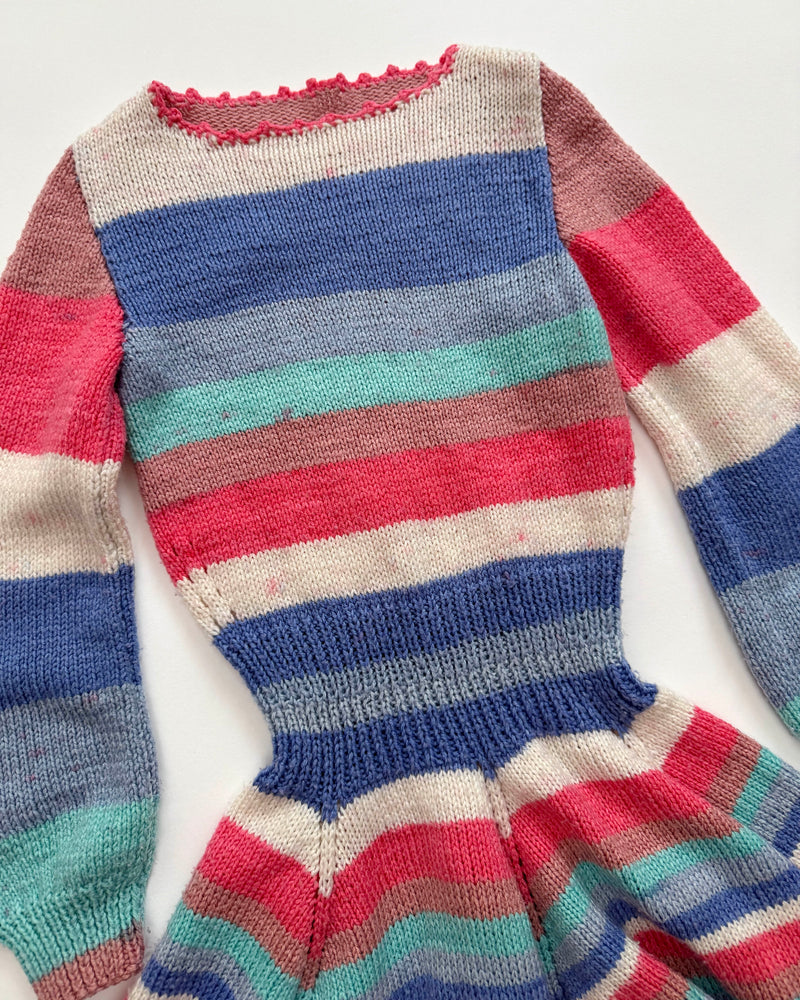 Handmade Striped Dress 5Y