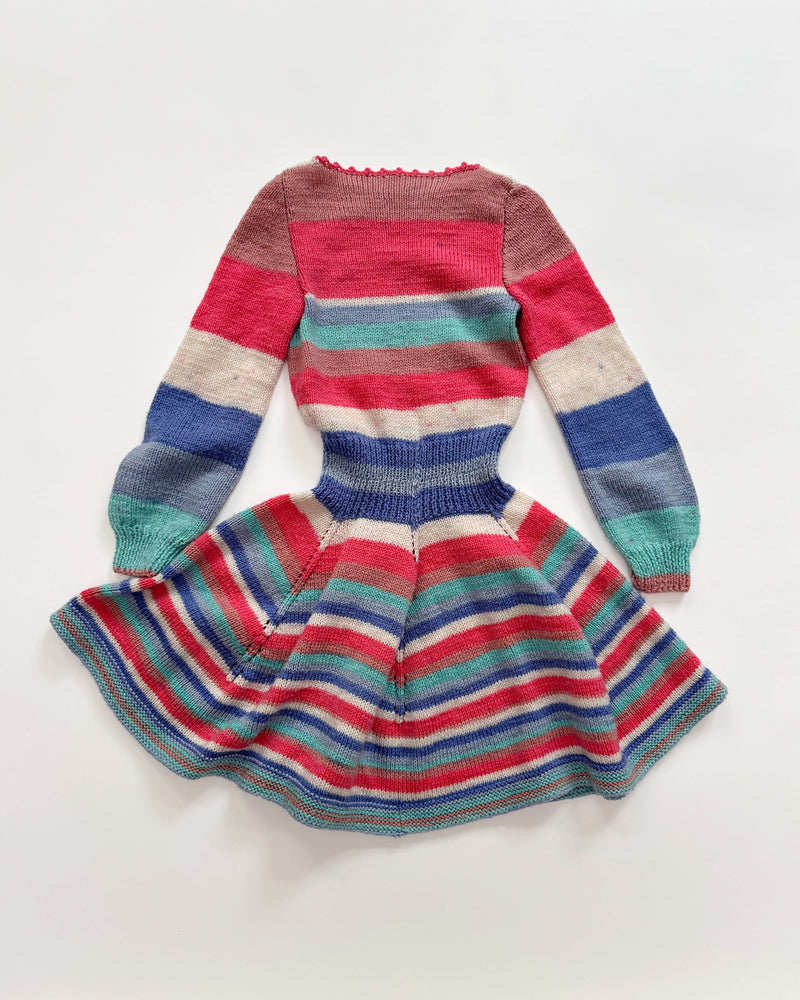 Handmade Striped Dress 5Y