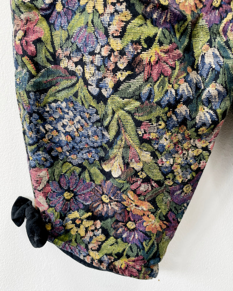 Vintage Floral Padded Suit