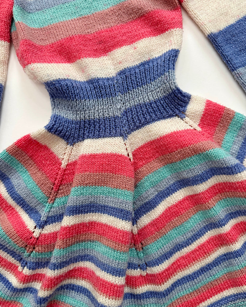 Handmade Striped Dress 5Y