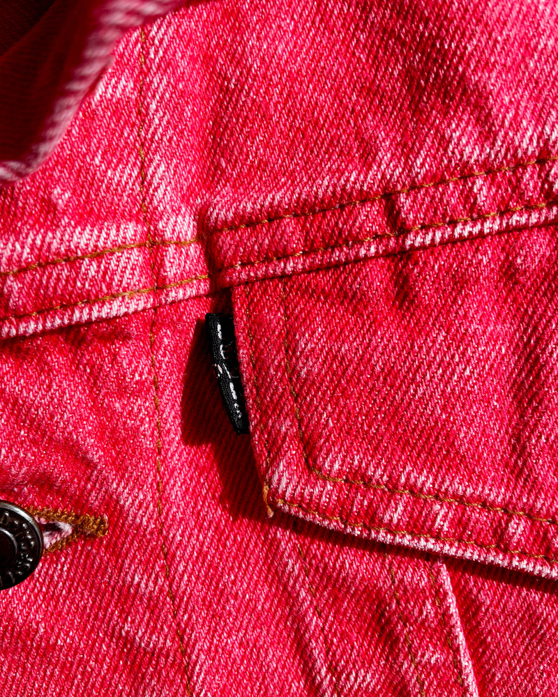 Vintage Levi's 501  Riveted Black Tab Denim Jacket 8