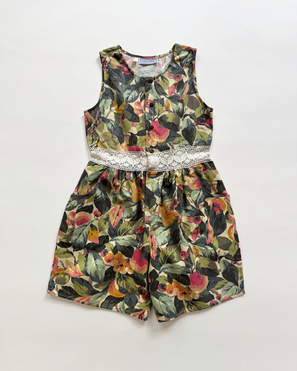 Cacharel Cotton Romper With Lace Details 6Y